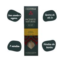 Incenso Natural Casa Rittua Espaço Sagrado Sandalo e Mirra