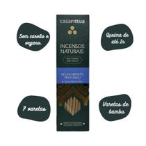 Incenso Natural Casa Rittua Relaxamento Profundo Camomila e Cedro
