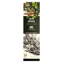 Incenso natural nirvana com 9 varetas - sete ervas