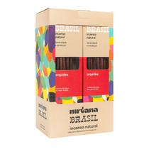 Incenso Natural Nirvana Orquídea Brasil 12 Cxs C 5 Varetas