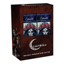 Incenso Natural Rosa Caveira 0% Carvão Box 12 Cxs C 10 Var