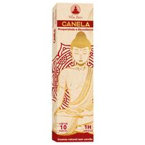 Incenso Natural Vila Zen Canela Puro Caixa Com 10 Varetas