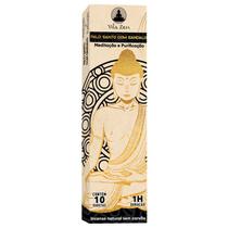 Incenso Natural Vila Zen Palo Santo e Sândalo Cx Com 10 Var