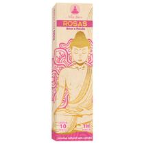 Incenso Natural Vila Zen Rosas Puro Caixa Com 10 Varetas