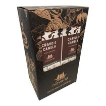 Incenso Nirvana Natural Cravo e Canela - Caixa 9 Varetas - 45g