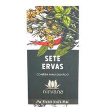 Incenso Nirvana Natural Espiritual Litúrgico Limpeza Purificação Proteção Casa Ambientes Diversos tipos