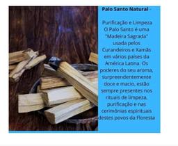 Incenso Palo Santo 100% Natural 100G Madeira Sagrada Do Perú