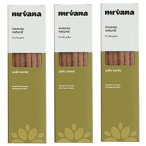 Incenso Palo Santo Nirvana Natural Limpeza Proteção Espiritual Defumador Divino Casa Lar Kit 3 Und