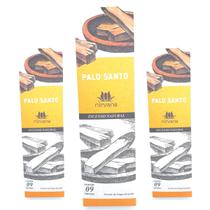 Incenso Palo Santo Nirvana Natural Varetas Linha Tradicional Aromas Kit 2 Und Incenso Palo Santo Nirvana Natural Varetas Linha Tradicional Aromas Kit 2 Und