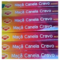 incenso SAC Maçã Canela e Cravo 4 caixinhas indiano incenso SAC Maçã Canela e Cravo 4 caixinhas indiano