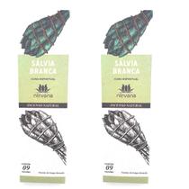 Incenso Salvia Branca Nirvana Natural Proteção Espiritual Limpeza Paz Kit 2 Und Incenso Salvia Branca Nirvana Natural Proteção Espiritual Limpeza Paz Kit 2 Und