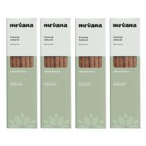 Incenso Salvia Branca Nirvana Natural Proteção Limpeza Defumador Divino Casa Ambientes Lar Kit 4 Und Incenso Salvia Branca Nirvana Natural Proteção Limpeza Defumador Divino Casa Ambientes Lar Kit 4 Und