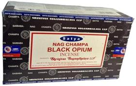 Incenso Satya Massala Black Opium 12 Caixas c/ 12 Varetas Incenso Satya Massala Black Opium 12 Caixas c/ 12 Varetas