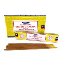 Incenso Satya Seven Chakra - Aromaterapia e Meditação Incenso Satya Seven Chakra - Aromaterapia e Meditação