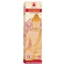 Incenso Vila Zen Natural Sem Carvão - Patchouli e Manjericão