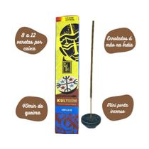 Incenso Zed Black Premium Kultrun com Porta Incenso - Abacaxi Incenso Zed Black Premium Kultrun com Porta Incenso - Abacaxi