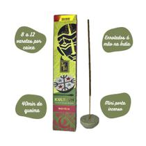Incenso Zed Black Premium Kultrun com Porta Incenso - Baunilha