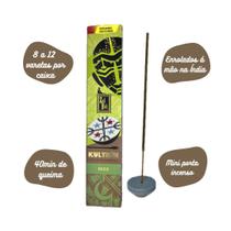 Incenso Zed Black Premium Kultrun com Porta Incenso - Coco Incenso Zed Black Premium Kultrun com Porta Incenso - Coco