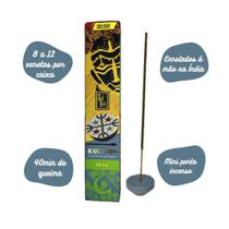 Incenso Zed Black Premium Kultrun com Porta Incenso - Melissa