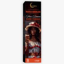 Incensos Lua Natural 0% Carvao 10 Varetas Escolha Aroma Fragrancia:Maria Navalha