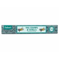 Incensos Tulasi Masala Caixa 7 Varetas Aroma:Nag Champa e Vanilla