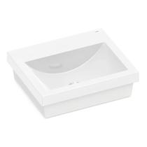 Incepa cuba de sobrepor 410x340mm basic q7 / celite (cor branco)