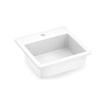 Incepa cuba de sobrepor 420x420mm basic q8 / celite (cor branco) Incepa cuba de sobrepor 420x420mm basic q8 / celite (cor branco)