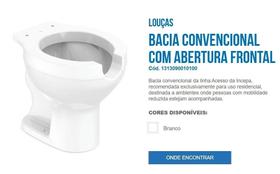 Incepa Vaso Acesso Plus Branco Convencional