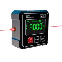 Inclinômetro Digital com Laser Bidirecional e Base Magnética Inclinômetro Digital com Laser Bidirecional e Base Magnética