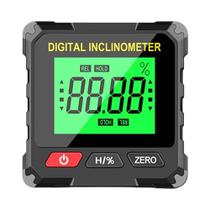 Inclinômetro Digital Magnético USB 360 Graus, Medidor De Ângulo, Nível a Laser