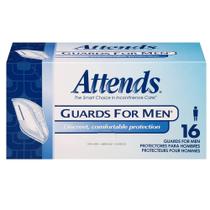 Incontinence Pads atende guardas masculinos, 16 unidades