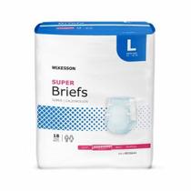 Incontinência Breve Grande, Azul 18 Sacos por McKesson