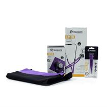 Incoterm Kit Acadêmico KA100 Lilas Esfigmomanômetro Estetoscópio e Termômetro