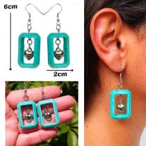 Incríveis brincos femininos 1 par com estilo e beleza em 2 peças elegantes e despojadas Incríveis brincos femininos 1 par com estilo e beleza em 2 peças elegantes e despojadas