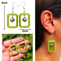 Incríveis brincos femininos 1 par com estilo e beleza em 2 peças elegantes e despojadas Incríveis brincos femininos 1 par com estilo e beleza em 2 peças elegantes e despojadas