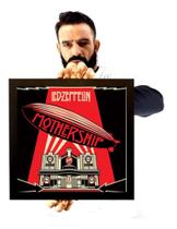 Incrivel Quadro Capa Lp Vinil Led Zeppelin Mothership 33x33