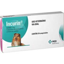 Incurin MSD Estriol 1mg Para Cães 30 comp.