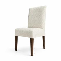 Indiana - Capa de Cadeira Linha Big Gold Anti Gato - Creme