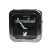 Indicador Combustível Elétrico V=3 C=33 Quadrado Preto Fusca