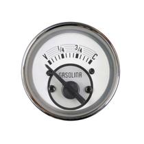 Indicador Combustível Elétrico (v=70-c=7) 12v Branco Fusca Indicador Combustível Elétrico (v=70-c=7) 12v Branco Fusca