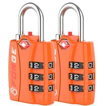 Indicador de alerta aberto TSA Bagage Combination Lock Forge 2PK