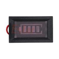Indicador De Bateria Automotiva 12V Tipo Display Percentual 18650 Lítio Chumbo-Ácido 4-60V