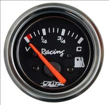 Indicador de Combustível 4 Níveis 52mm Preto 12v Willtec Indicador de Combustível 4 Níveis 52mm Preto 12v Willtec