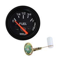 Indicador De Combustivel + Boia Jeep Willys 5 Furos Auxiliar