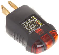 Indicador de erro do testador de circuito Gardner Bender GRT-3500 120V 5 Indicador de erro do testador de circuito Gardner Bender GRT-3500 120V 5