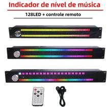 Indicador De Nível De Música LED Colorido 1U / 1.5U Display Digital 128 Melody Rhythm Lamp Sinal De