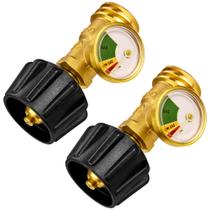 Indicador de nível de tanque de propano Flame King Solid Brass Indicador de nível de tanque de propano Flame King Solid Brass