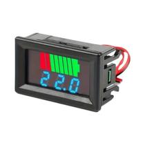 Indicador De Voltagem De Bateria De Carro LED 12V 24V 36V 48V 60V Medidor De Capacidade De Bateria