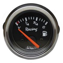Indicador Marcador Painel Nível Combustível 52mm Preto 12v Indicador Marcador Painel Nível Combustível 52mm Preto 12v