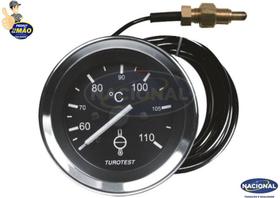 Indicador mecanico temperatura da agua 52mm cabo 2,50mt universal - tu303294